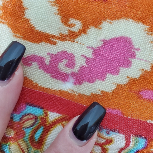 Spartina 449 Scarf Wrap Shawl Colorful Fringe 100% Australian Wool Art to Wear - Picture 16 of 17